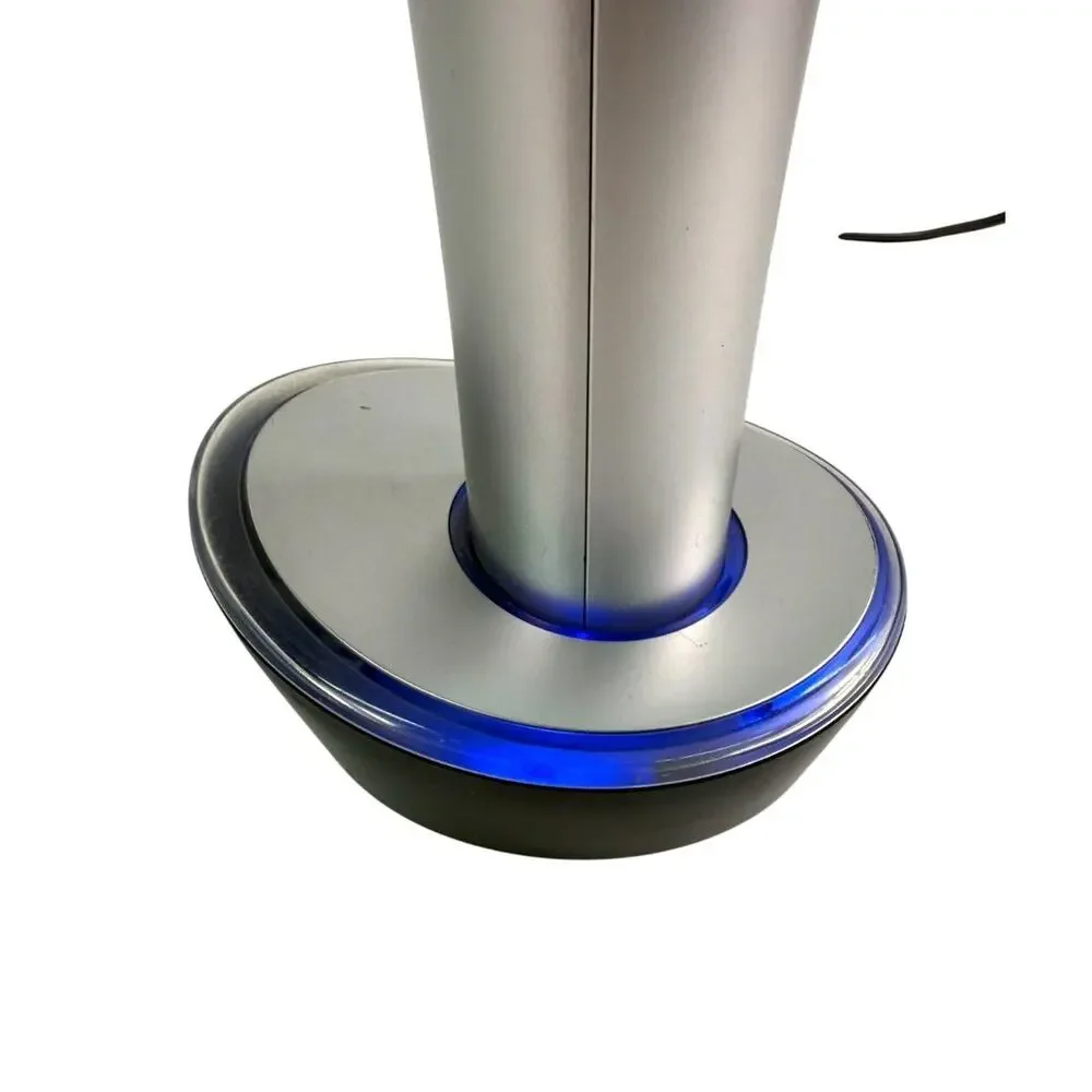 Rabbit Electric Wine Opener W9200 W/ Blue Lighted Charging Base Silver‎